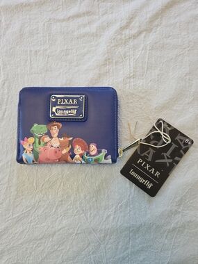 Loungefly Pixar Toy Story Character Zip Wallet - Blue, NWT
